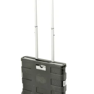 Faltbox Trolley Farbe grau / schwarz 40 x 41 x 7 cm | Top-Preis