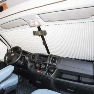 REMIfront IV S7 Frontscheiben Verdunkelung passend für Fiat Ducato X290 S7 ab 2014, Farbe beige | Nur für kurze Zeit