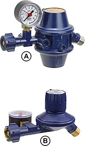 Zweiflaschenanlage GOK Caramatic BasicTwo 30mbar 1,5kg/h Komb.W x G 1/4 LH-KN | Begrenztes Angebot