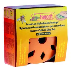 Insektenspiralen Terrakotta Räuchertopf Citronella - Neu gelistet