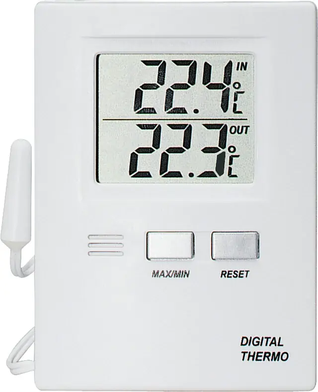 Premium-Qualität | Thermometer digital für außen und innen