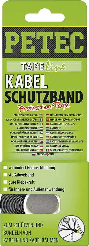 Endet bald | Kabelschutzband Petec Protection-Tape 10 m x 19 mm