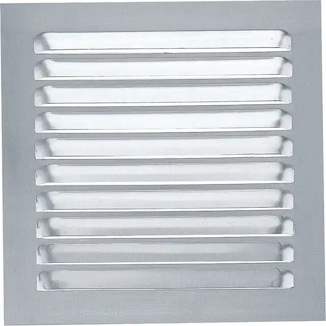Gasflaschen-Entlüftungsgitter Alu 23 x 23 cm | Hochwertig