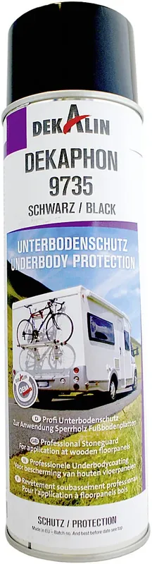 Unterbodenschutz Spray DEKALIN Dekaphon 9735 Inhalt 0,5 l Farbe schwarz | Bestellbar