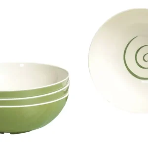 Top-Preis | GIMEX Gimex Set Müslischalen Classic Line Twist grün 4-teilig