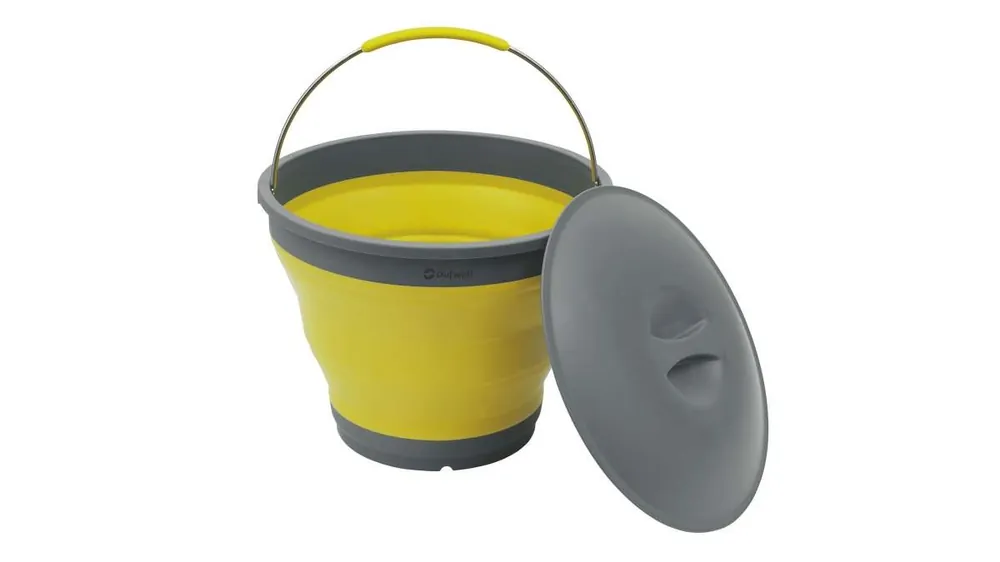 Bestseller | Outwell Eimer mit Deckel 7,5l Collaps gelb