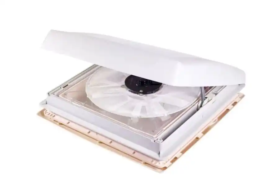 Thule Dachhaube 400 x 400, 25-60 mm, transparent mit Ventilator 12 Volt - Zeitlich begrenzt