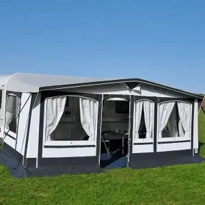 Hahn Zelte Dauerstandzelt Finnland Plus Gr.7 Uml. 911-945 cm Tiefe 280 cm | Herstellerpreis