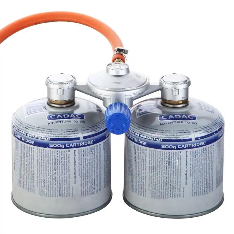 CADAC Dual Power Pak für Gewindekartuschen 50mbar | Premium-Qualität