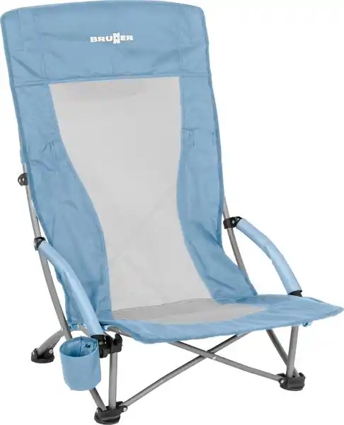 Brunner Strandstuhl Cuba Highback blau/grau | Direkt vom Hersteller