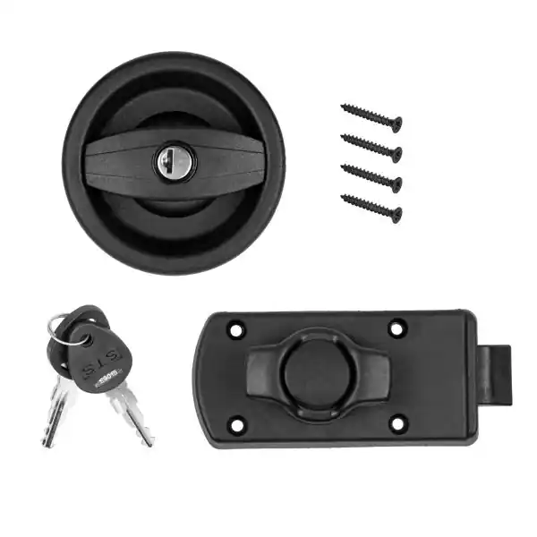 Safe-Tec Türschloss Favorit 2001 für 29-34 mm Wandstärke inklusive Zylinder und 2 Sicherheits-STS-Schlüsseln | Nicht verpassen
