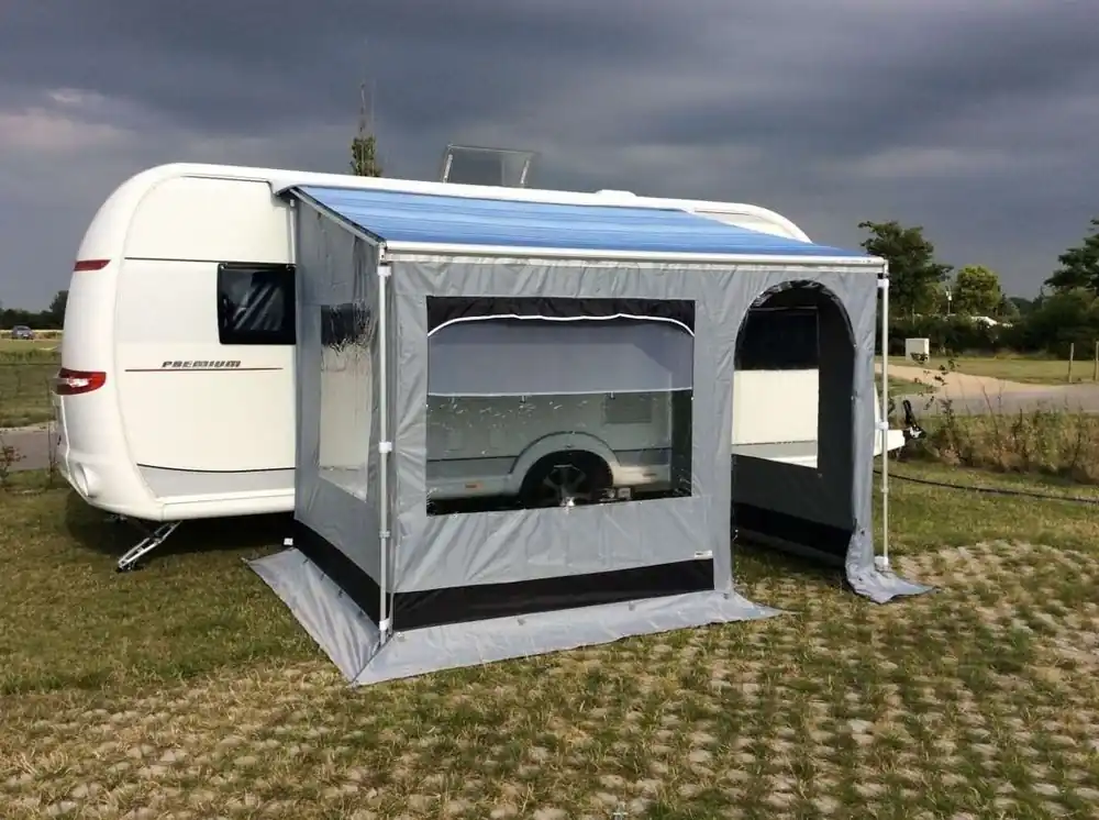 Eurotrail Markisenzelt Bergen für Fiamma Caravanstore, L = 410 cm, inkl. Rafter, leicht gebraucht - Zertifiziert