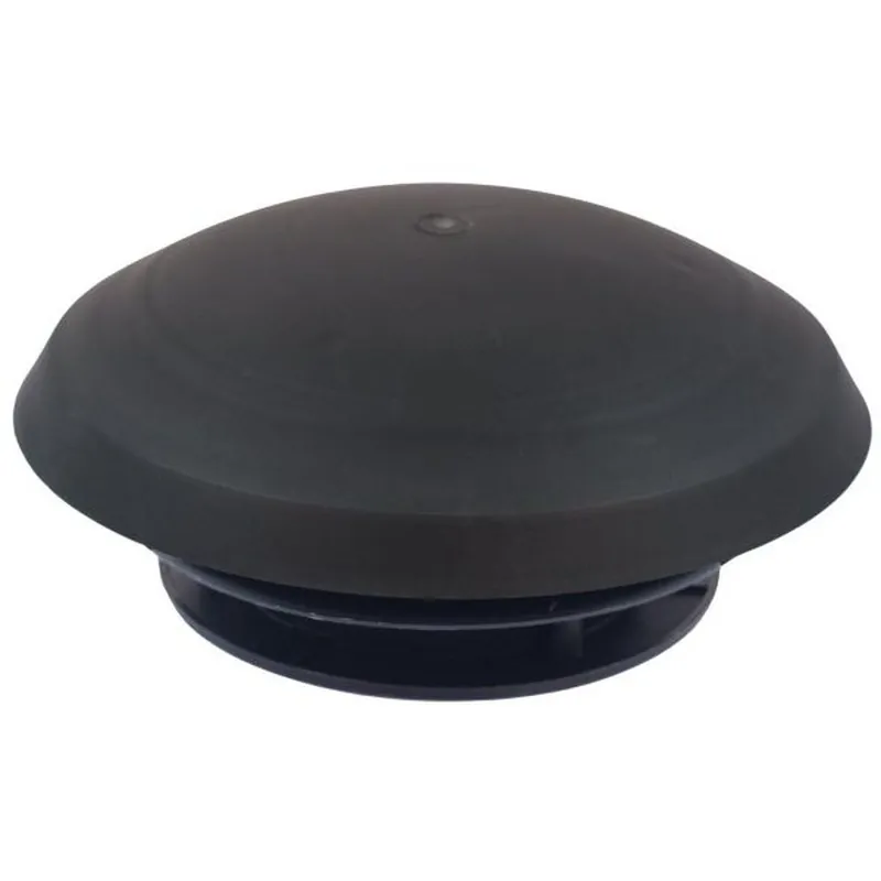 Knorz Dachlüfter mit Fliegengitter 190 mm schwarz - Profi-Qualität