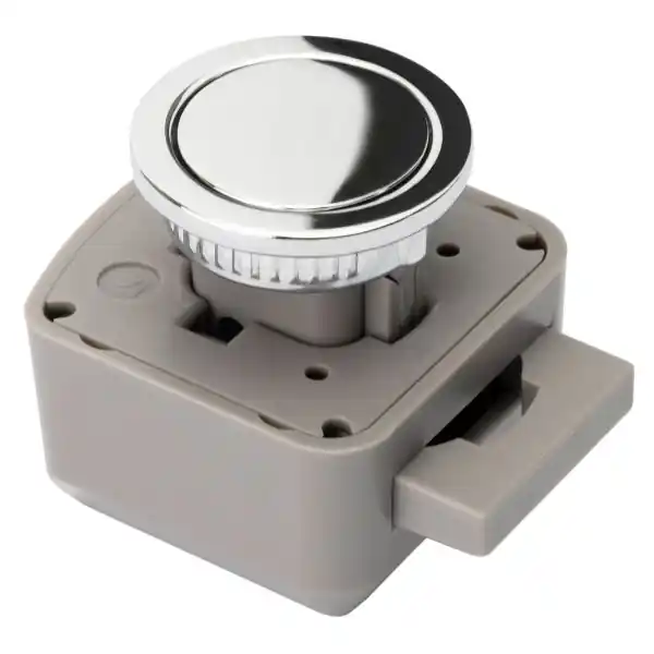 R-EVOLUTION Schließsystem rund chrom glänzend, SB - Neu