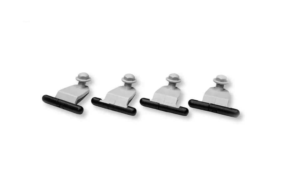 Sonderaktion | Peggy Peg Croc-Adapter Black Edition 4er-Set