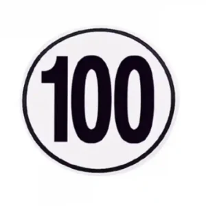 Geschwindigkeitsschild -100 km/h - Markenqualität