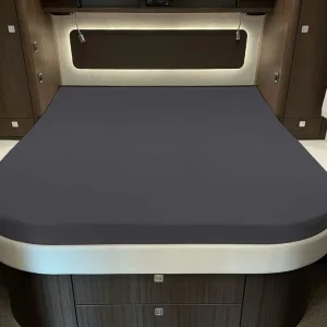 Hochwertig - Queensbett Spannbettlaken Titanium
