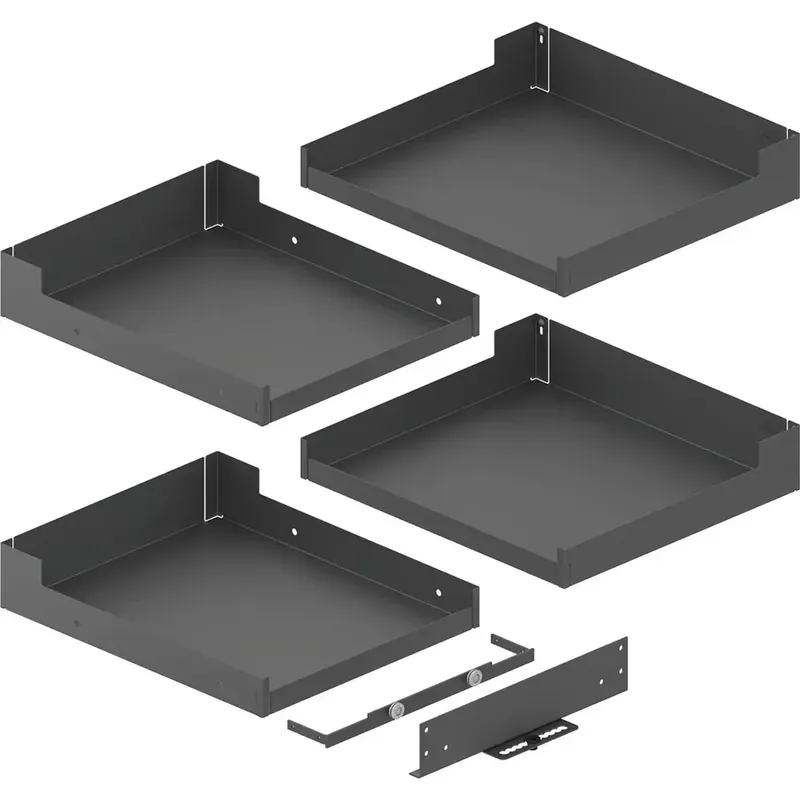 Herstellerpreis - PEKA Einhängetablar-Set Liro 450 Magic Corner Comfort Anthrazit