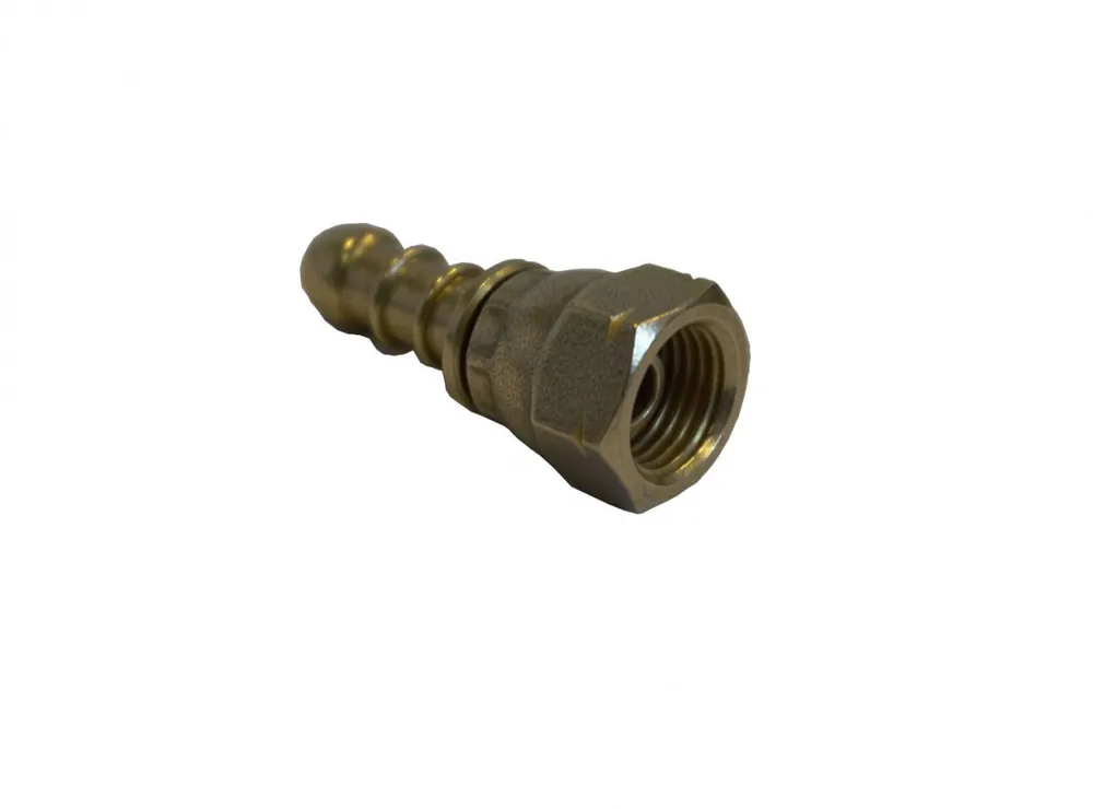 Gasschlauchanschluss 1/4V Messing 8 mm | Neue Ware