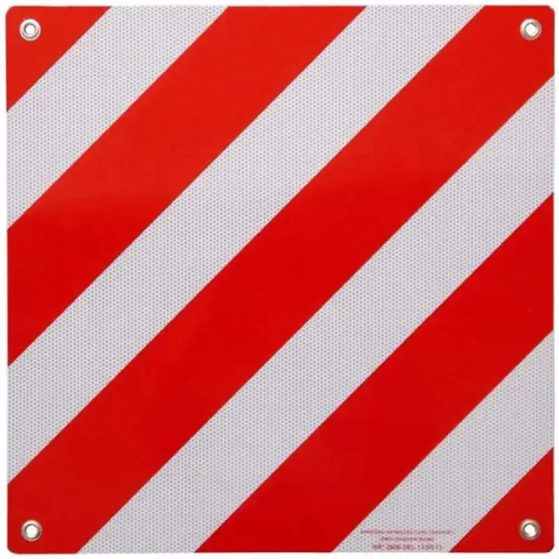 Warnschild Aluminium Überstehende Ladung Italien - Günstig