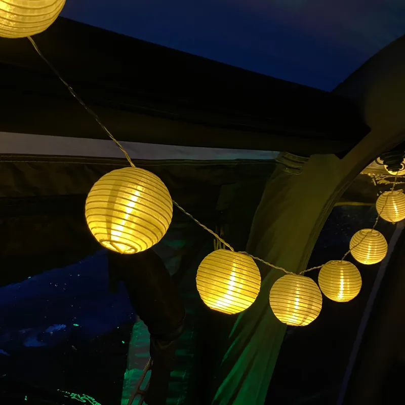 Begrenzte Stückzahl - Guirlande lumineuse solaire bohème 270 cm