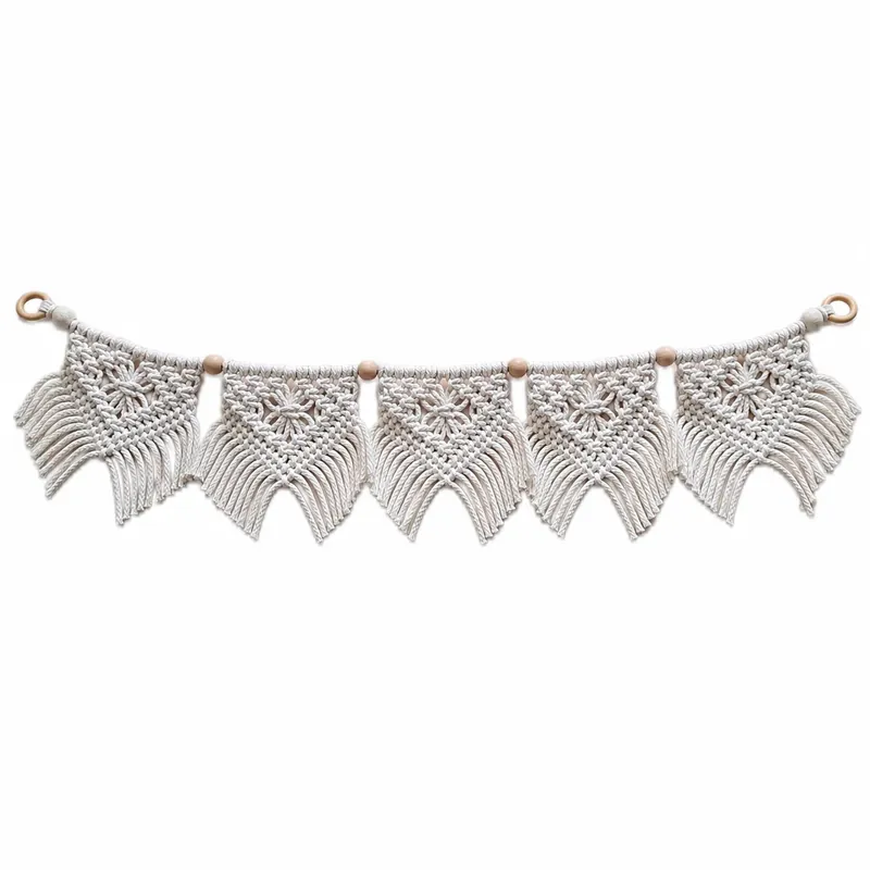 Guirlande de fanions en filet macramé | Beliebt
