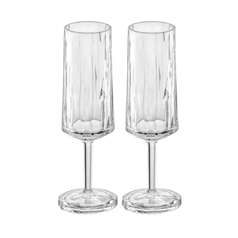 Nur für kurze Zeit | Copa de champán Koziol Superglas CLUB N° 14 - Juego de 2 100 ml