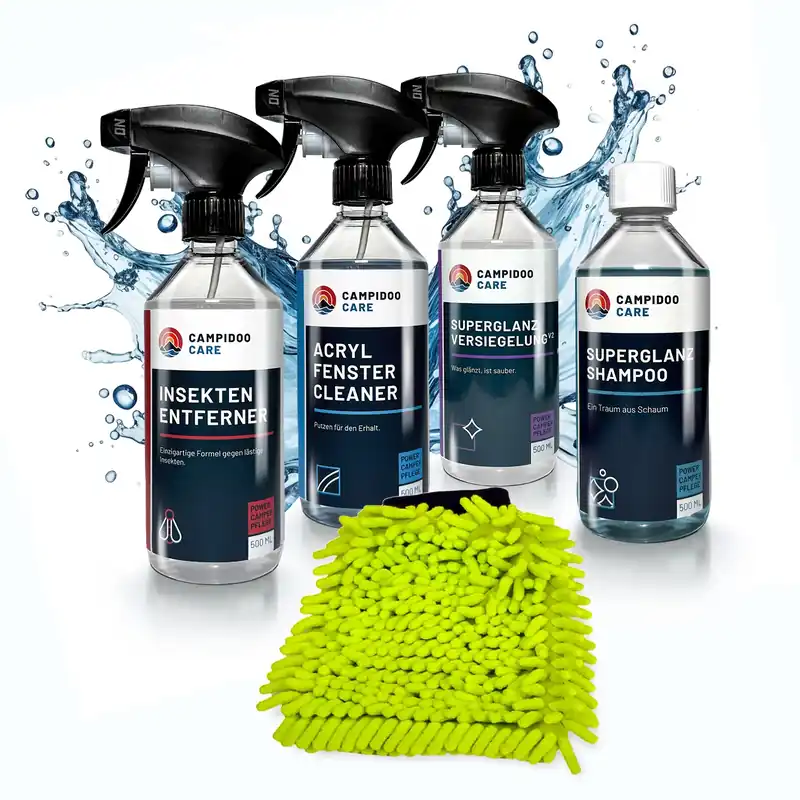 SET ECONÓMICO Paquete de 5 piezas para el cuidado exterior, brillo y protección (botellas de 500 ml) | Aktionspreis