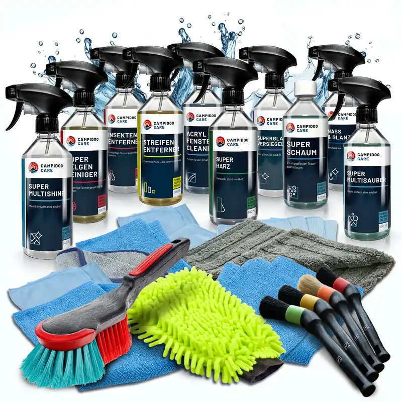 campidoo Care - set de cuidado completo de 21 piezas | Zeitlich begrenzt