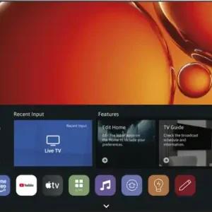 Jetzt sparen | Fernseher Smartwide 27 Zoll LED TV WebOS Bluetooth