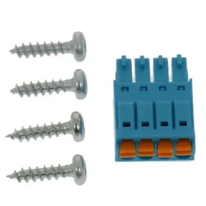 Montageset Router 4 pol. Anschlussstecker+ Montageschraube | Sehr gefragt