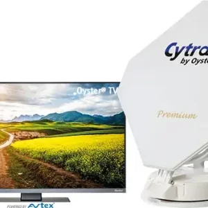 Satanlage automatisch Cytrac DX Twin LNB inkl. Oyster Smart TV 27 Zoll | Vorteilspreis