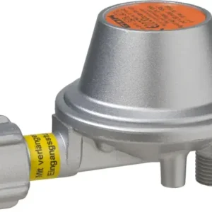 Aktion - Gasregler Caramatic BasicOne Typ EN61 0,8 kg/h 50 mbar KLF x G 1/4LH-KN-90 Grad PRV