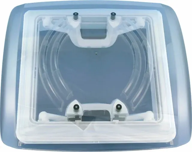 Dachhaube MPK VisionVent S eco 2753 Ausschnitt 28 x 28 cm Farbe cremeweiß Haube rauchglas | Jetzt erhältlich