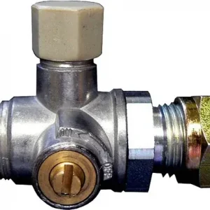 Absperrventil mit Prüfanschluss 3/8 x SRV 10 - Schneller Versand
