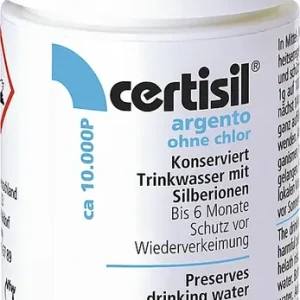 Trinkwasserreiniger certisil argento 10.000 P ohne Chlor , 100 g Pulver - Sonderaktion