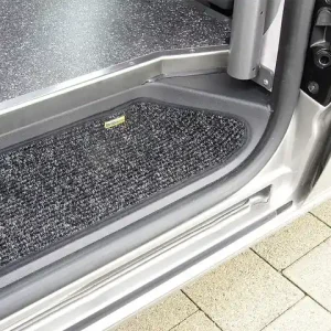 Einstiegsmatte HEOSdoor mat Nadellfilz passend für VW T5/T6 3-teilig Fb. anthrazit - Auf Lager