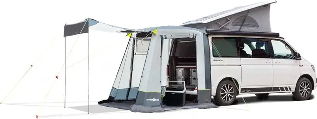 Heckklappenzelt BRUNNER Comet passend für VW T5/T6 Farbe grau | Geprüfte Qualität