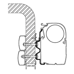 Adapter Hymer Camp bis 2011 | Reduziert