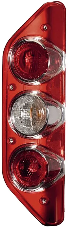 Geprüfte Qualität - Heckleuchte Caraluna Modular rot