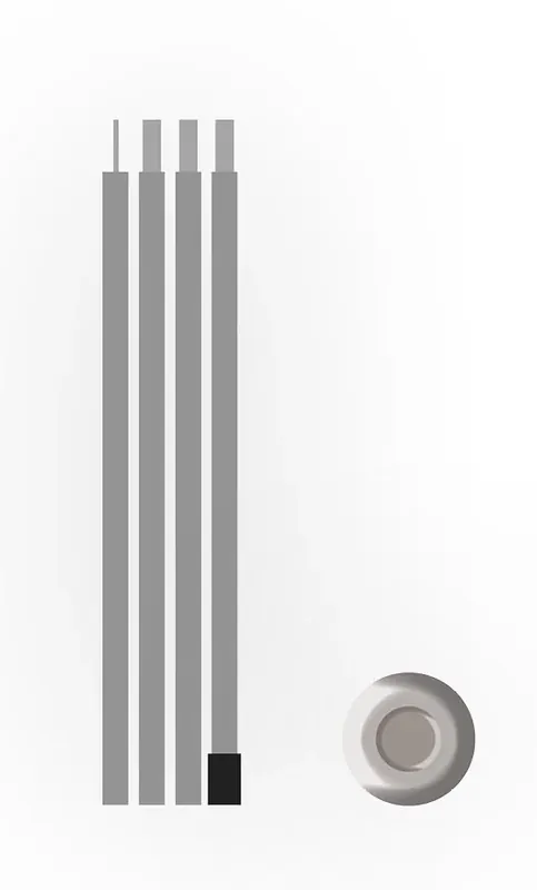 Aufstellstange, Alu | Brandneu